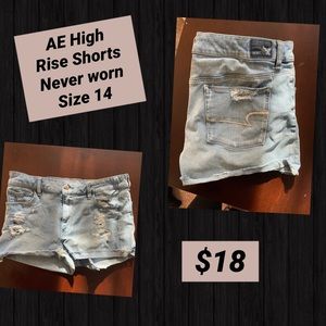 AE High Rise Shorts